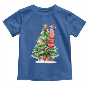 Marcus The Worm Christmas Toddler T Shirt Funny Brain Rot Meme TS10 Royal Blue Print Your Wear