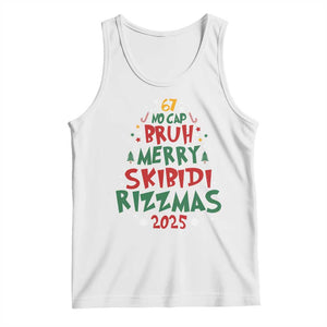 Funny Six Seven 67 Meme Christmas Tree Tank Top Funny 6 7 Bruh Gen Alpha Slang Viral Meme TS10 White Print Your Wear