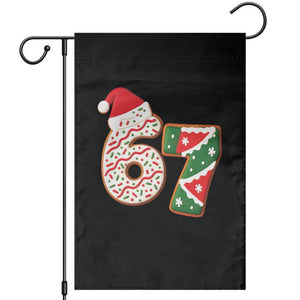 67 Christmas Garden Flag Funny Six Seven 6 7 Meme Pajamas Gen Alpha Slang TS10 Black Print Your Wear