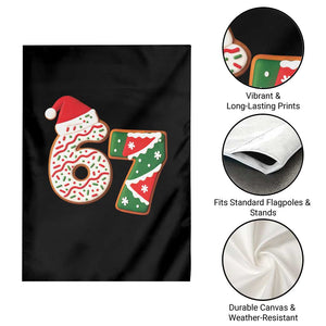 67 Christmas Garden Flag Funny Six Seven 6 7 Meme Pajamas Gen Alpha Slang TS10 Print Your Wear