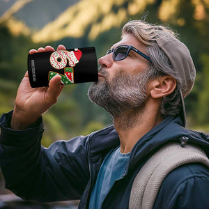 67 Christmas 4 in 1 Can Cooler Tumbler Funny Six Seven 6 7 Meme Pajamas Gen Alpha Slang TS10 Print Your Wear