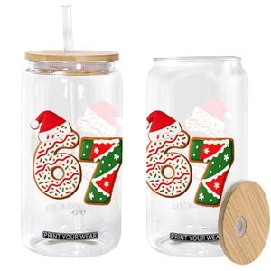 67 Christmas Glass Can Funny Six Seven 6 7 Meme Pajamas Gen Alpha Slang TS10 Print Your Wear