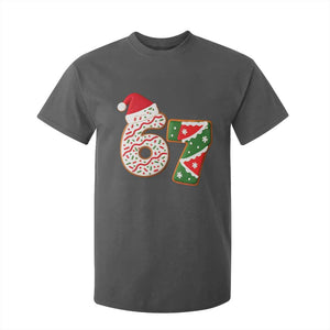 67 Christmas T Shirt For Kid Funny Six Seven 6 7 Meme Pajamas Gen Alpha Slang TS10 Dark Heather Print Your Wear