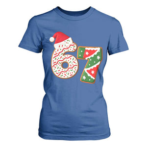67 Christmas T Shirt For Women Funny Six Seven 6 7 Meme Pajamas Gen Alpha Slang TS10 Royal Blue Print Your Wear