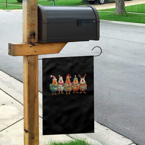 Funny Christmas Chicken Garden Flag Funny Xmas Chickens Animals Farm Lover Gift TS10 Print Your Wear