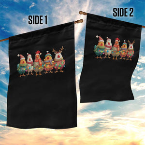 Funny Christmas Chicken Garden Flag Funny Xmas Chickens Animals Farm Lover Gift TS10 Print Your Wear