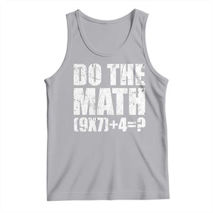 Do The Math 67 Meme Tank Top Funny Six Seven Meme Brainrot Math Teacher TS10 Athletic Heather Print Your Wear
