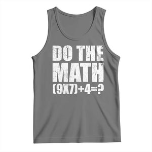 Do The Math 67 Meme Tank Top Funny Six Seven Meme Brainrot Math Teacher TS10 Black Heather Print Your Wear