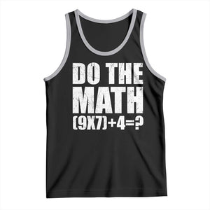 Do The Math 67 Meme Tank Top Funny Six Seven Meme Brainrot Math Teacher TS10 Black Athletic Heather Print Your Wear