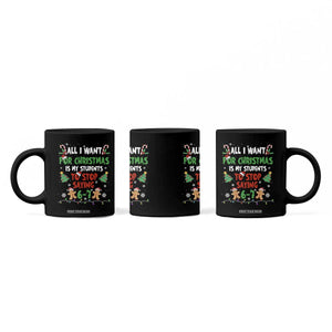 Funny Teacher Christmas 67 Coffee Mug My Students to Stop Saying 6-7 Six Seven - Print Your Wear