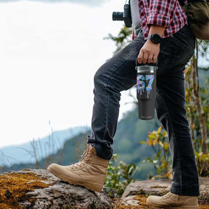 Baseball Drip Number 67 Player Flip Straw Tumbler Funny Six Seven Meme 67th Birthday Holographic Dripping TS10 Print Your Wear