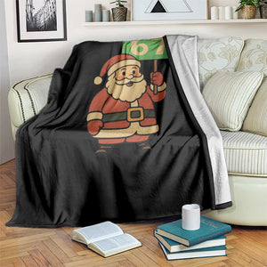 67 Christmas Throw Blanket Funny Six Seven Meme Brainrot Santa Claus Boys TS10 Print Your Wear