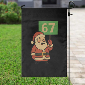 67 Christmas Garden Flag Funny Six Seven Meme Brainrot Santa Claus Boys TS10 Print Your Wear