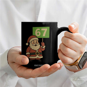 67 Christmas Coffee Mug Funny Six Seven Meme Brainrot Santa Claus Boys - Print Your Wear