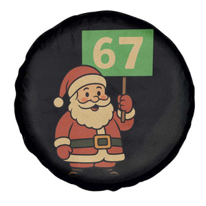 67 Christmas Spare Tire Cover Funny Six Seven Meme Brainrot Santa Claus Boys TS10 Print Your Wear