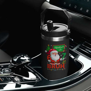 67 Teacher Christmas Flip Straw Tumbler Santa Six Seven Meme Math Equation Bruh TS10 Print Your Wear