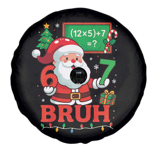 67 Teacher Christmas Spare Tire Cover Santa Six Seven Meme Math Equation Bruh TS10 Print Your Wear
