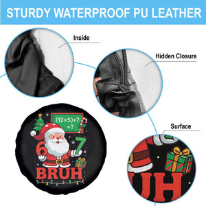 67 Teacher Christmas Spare Tire Cover Santa Six Seven Meme Math Equation Bruh TS10 Print Your Wear