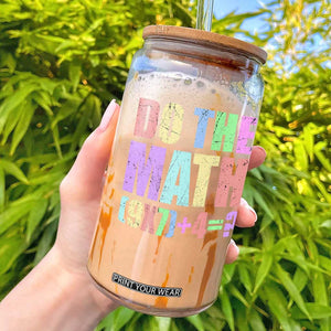 Funny Six Seven 6 7 Meme Teacher Glass Can Brainrot Girls Kids Teens TS10 Black Print Your Wear