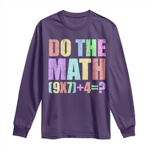Funny Six Seven 6 7 Meme Teacher Long Sleeve Shirt Brainrot Girls Kids Teens TS10 Purple Print Your Wear
