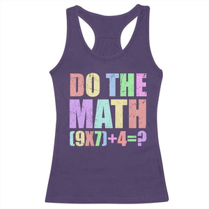Funny Six Seven 6 7 Meme Teacher Racerback Tank Top Brainrot Girls Kids Teens TS10 Purple Print Your Wear