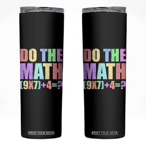 Funny Six Seven 6 7 Meme Teacher Skinny Tumbler Brainrot Girls Kids Teens TS10 Black Print Your Wear