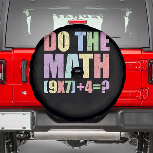 Funny Six Seven 6 7 Meme Teacher Spare Tire Cover Brainrot Girls Kids Teens TS10 Black Print Your Wear