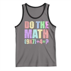 Funny Six Seven 6 7 Meme Teacher Tank Top Brainrot Girls Kids Teens TS10 Deep Heather Black Print Your Wear