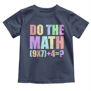 Funny Six Seven 6 7 Meme Teacher Toddler T Shirt Brainrot Girls Kids Teens TS10 Navy Print Your Wear
