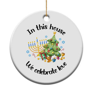 Xmas Hanukkah Gifts Christmas Ornament Happy Chrismukkah Jewish Holiday Christmas Spiritual Gifts 2024 TS10 Print Your Wear