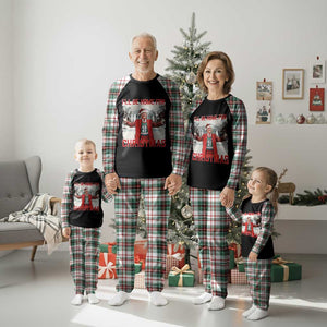 Xmas Trump Plaid Pajama Set I'll Be Home For Christmas Daddy's Home TS10 Christmas Plaid Print Your Wear
