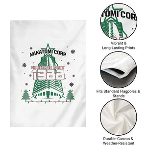 Vintage Nakatomi Plaza 1988 Christmas Party Garden Flag TS10 Print Your Wear