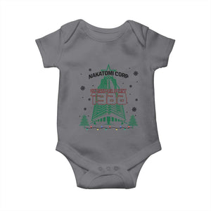 Vintage Nakatomi Plaza 1988 Christmas Party Baby Onesie TS10 Charcoal Print Your Wear