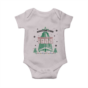 Vintage Nakatomi Plaza 1988 Christmas Party Baby Onesie TS10 Ice Gray Print Your Wear