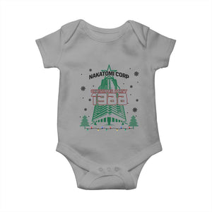 Vintage Nakatomi Plaza 1988 Christmas Party Baby Onesie TS10 Sport Gray Print Your Wear