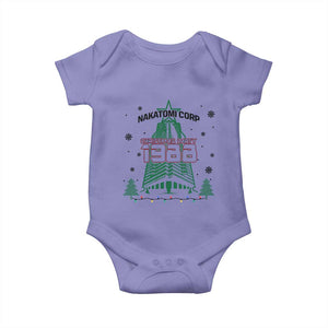Vintage Nakatomi Plaza 1988 Christmas Party Baby Onesie TS10 Violet Print Your Wear