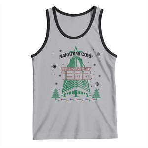 Vintage Nakatomi Plaza 1988 Christmas Party Tank Top TS10 Athletic Heather Black Print Your Wear