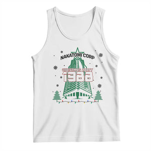 Vintage Nakatomi Plaza 1988 Christmas Party Tank Top TS10 White Print Your Wear