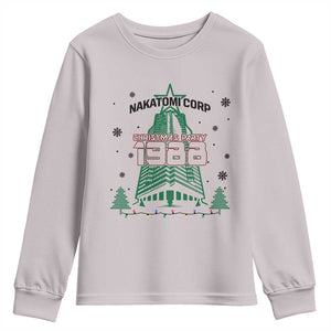 Vintage Nakatomi Plaza 1988 Christmas Party Youth Sweatshirt TS10 Ice Gray Print Your Wear