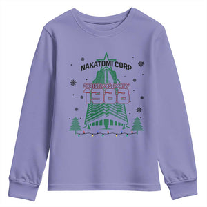 Vintage Nakatomi Plaza 1988 Christmas Party Youth Sweatshirt TS10 Violet Print Your Wear