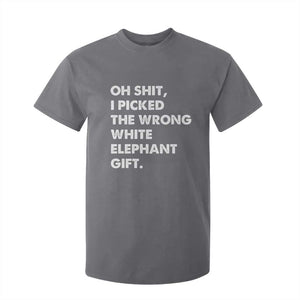 Oh Shit Funny White Elephant Gifts T Shirt For Kid TS10 Charcoal Print Your Wear