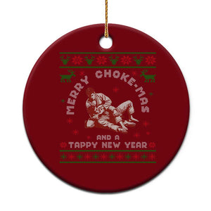 Funny Jiu Jitsu Christmas Ceramic Ornament Holiday Martial Arts BJJ Lover Ugly Xmas TS10 1pc Red Print Your Wear