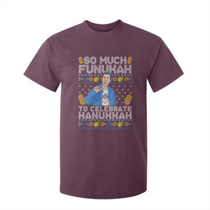 Funny Ugly Hanukkah T Shirt For Kid So Much Funukah To Celebrate Hanukkah Sandler TS10 Maroon Print Your Wear