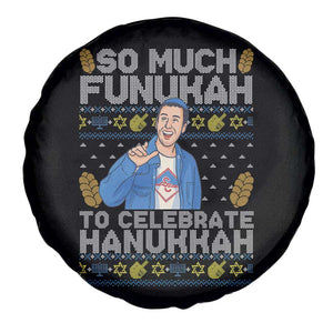 Funny Ugly Hanukkah Spare Tire Cover So Much Funukah To Celebrate Hanukkah Sandler TS10 Print Your Wear