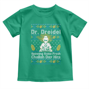 Funny Ugly Hanukkah Toddler T Shirt Mr Dreidel Dj Chanukkah Jewish TS10 Irish Green Print Your Wear