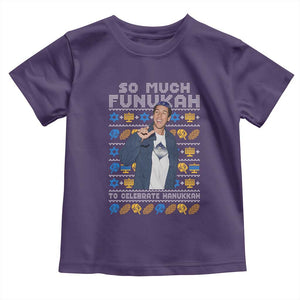 Funny Ugly Hanukkah Toddler T Shirt Sandler So Much Funukah To Celebrate Hanukkah TS10 Purple Print Your Wear