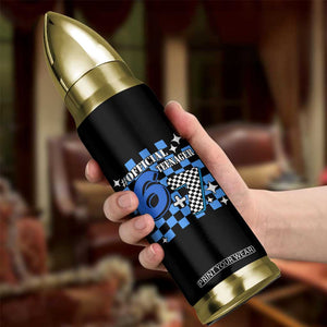 Funny 13th Birthday Official Teenager Bullet Tumbler 6+7 13 Year Old Boys Kids Checkered 67 Meme TS10 Print Your Wear