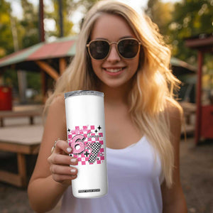 Funny 13th Birthday Official Teenager Skinny Tumbler 6+7 13 Year Old Kids Girls Pink Checkered 67 Meme TS10 Print Your Wear