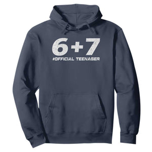 Funny 13th Birthday Official Teenager Hoodie 13 Years Old Boys Kids TS10 Navy Print Your Wear