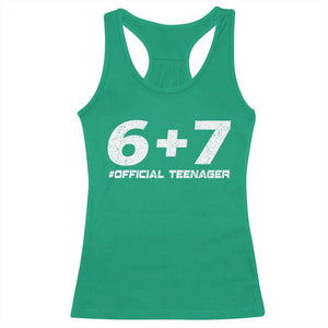 Funny 13th Birthday Official Teenager Racerback Tank Top 13 Years Old Boys Kids TS10 Irish Green Print Your Wear
